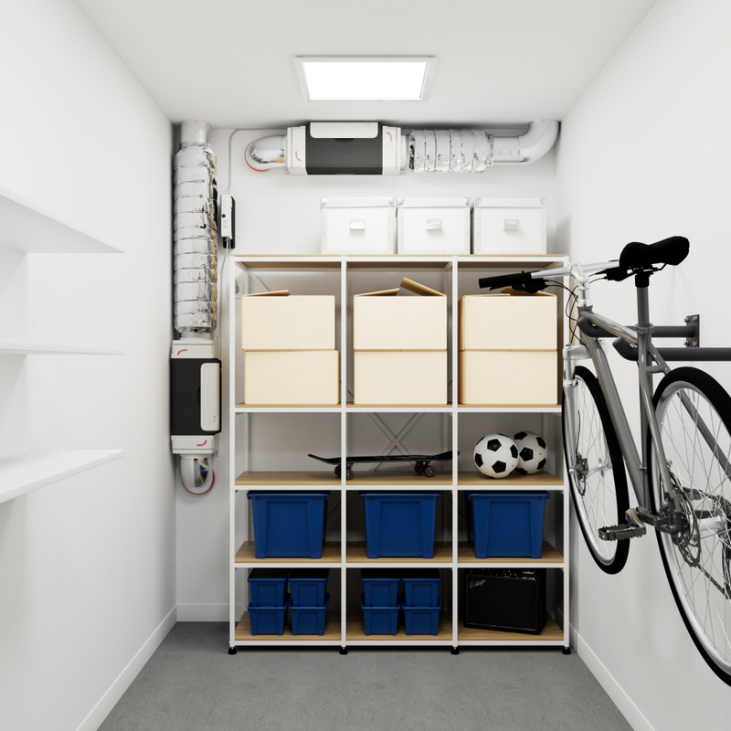 Rendering Zehnder ComfoVar Aero Comfortable indoor ventilation 