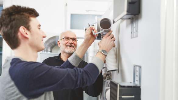 [Translate to Nederlands:] Training bij de Zehnder Academy over ComfoFresh