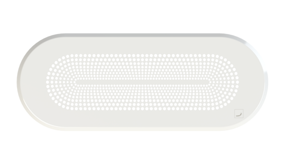 Rendering Zehnder ComfoGrid CLF Comfortable indoor ventilation Top view