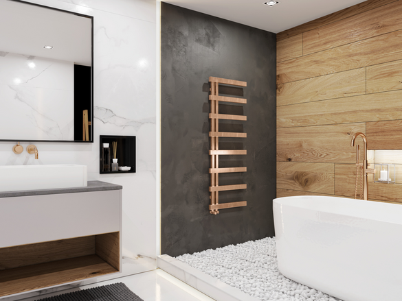 Rendering Zehnder Alban Decorative radiator Front view