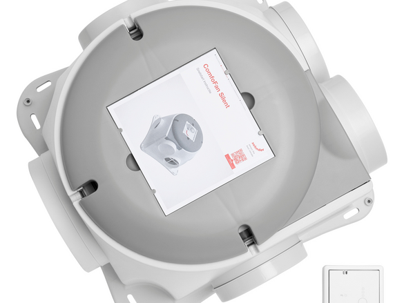 Cut-Out Zehnder ComfoFan Silent Comfortable indoor ventilation 