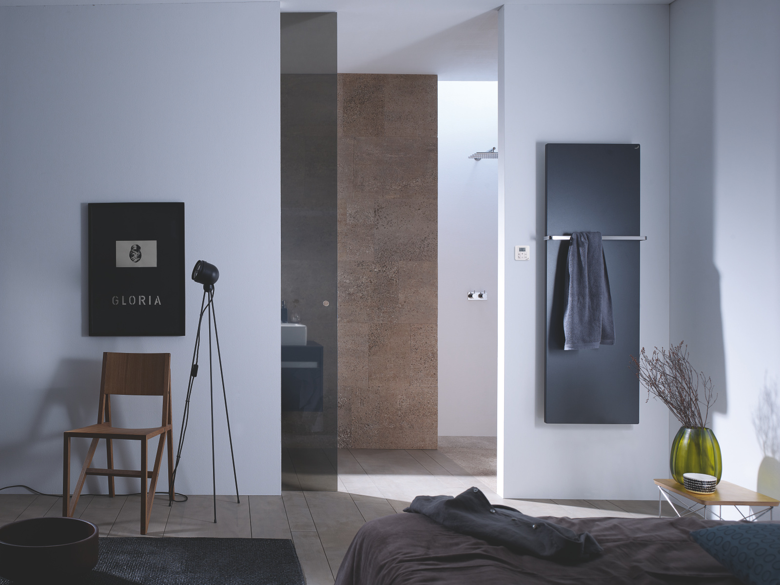 Rendering Fina Lean Bar Decorative radiator Front view