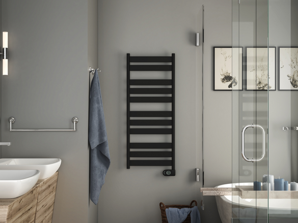 Rendering Zehnder Zeta Decorative radiator Front view