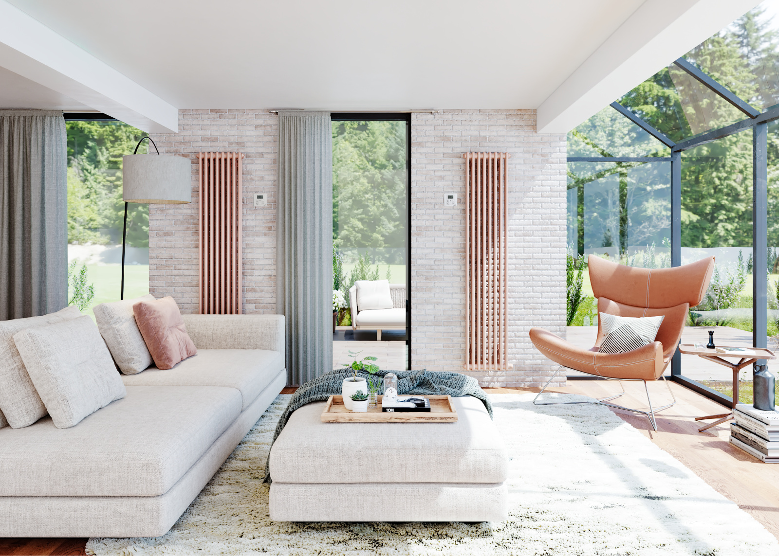 Zehnder_RAD_Charleston-EL_RACY_vertical-milieu-livingroom Rendering Zehnder Charleston Electric Decorative radiator
