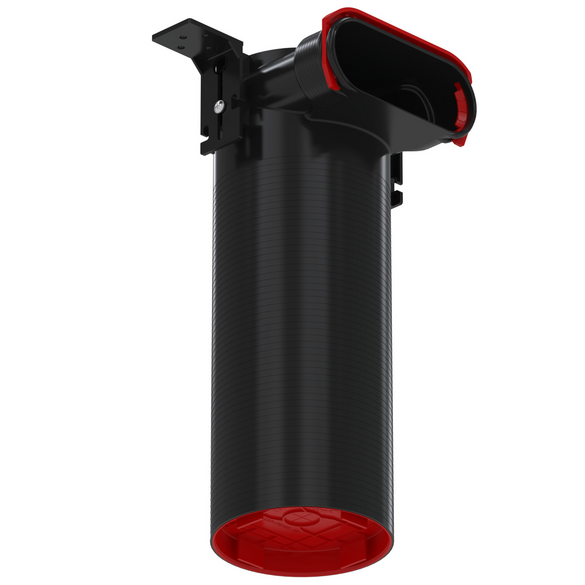 Rendering Zehnder ComfoCase CLRF Comfortable indoor ventilation Angled view