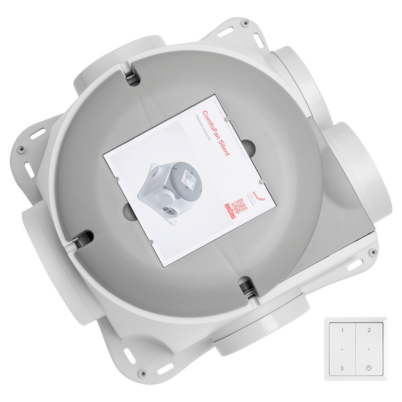 Cut-Out Zehnder ComfoFan Silent Comfortable indoor ventilation 
