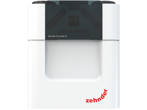 Cut-Out Zehnder ComfoAir Q350 ST Comfortable indoor ventilation Front view