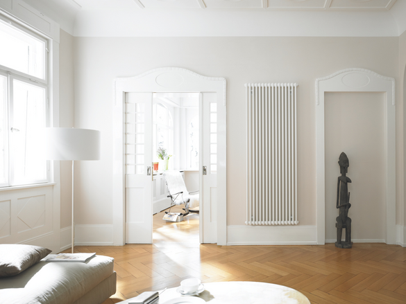 Rendering Zehnder Charleston Decorative radiator Front view