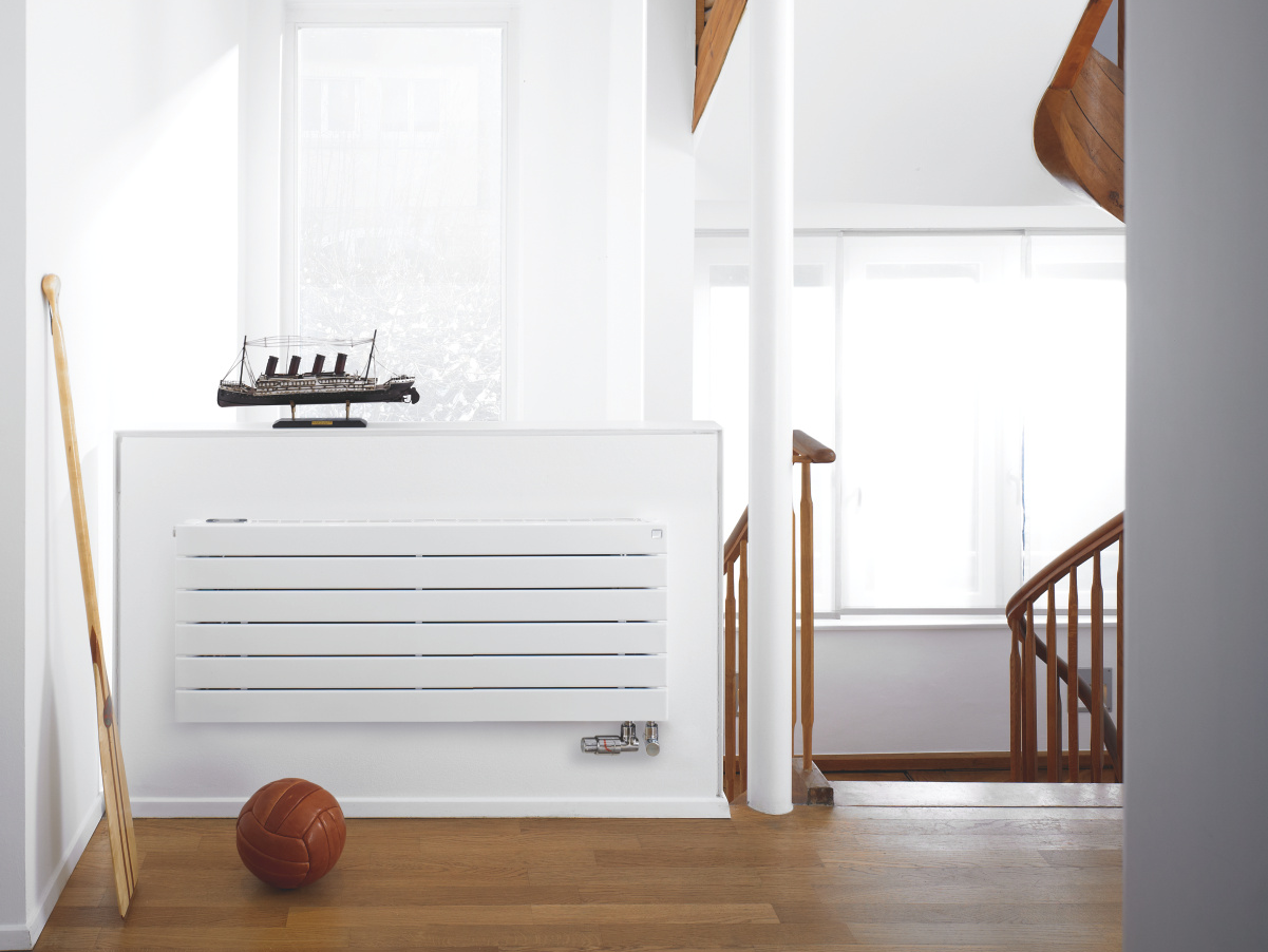 Rendering Zehnder Nova Neo Decorative radiator Front view