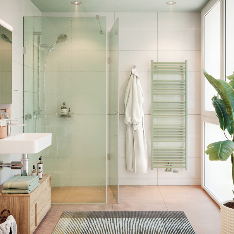 Rendering Zehnder Zeno Decorative radiator Front view