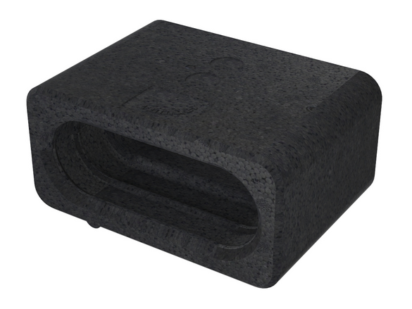 Rendering Zehnder ComfoTube Therm FL51 Comfortable indoor ventilation Angled view
