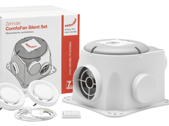 Cut-Out Zehnder ComfoFan Silent Comfortable indoor ventilation 