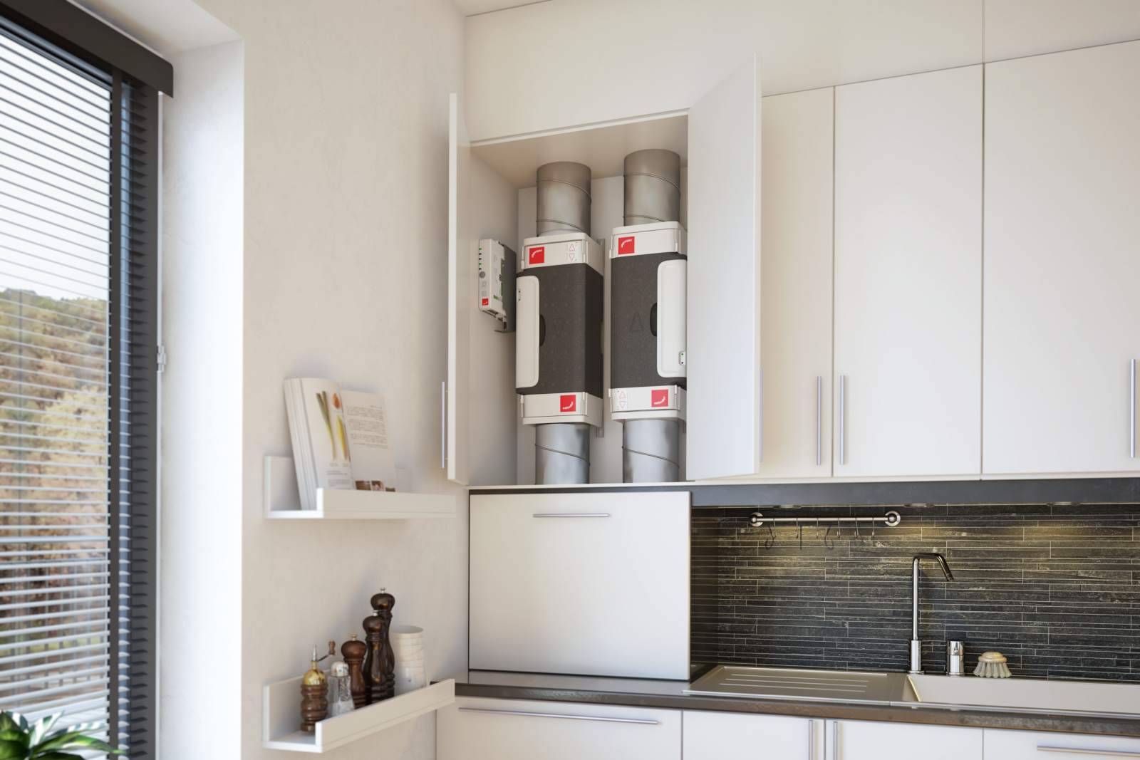 ComfoVar Aero, Milieu, Kitchen, Built-in