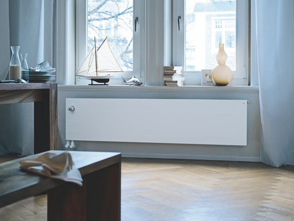 Rendering Zehnder Radiapanel Decorative radiator Front view