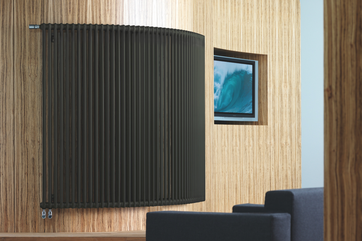 Rendering Zehnder Charleston Decorative radiator Front view