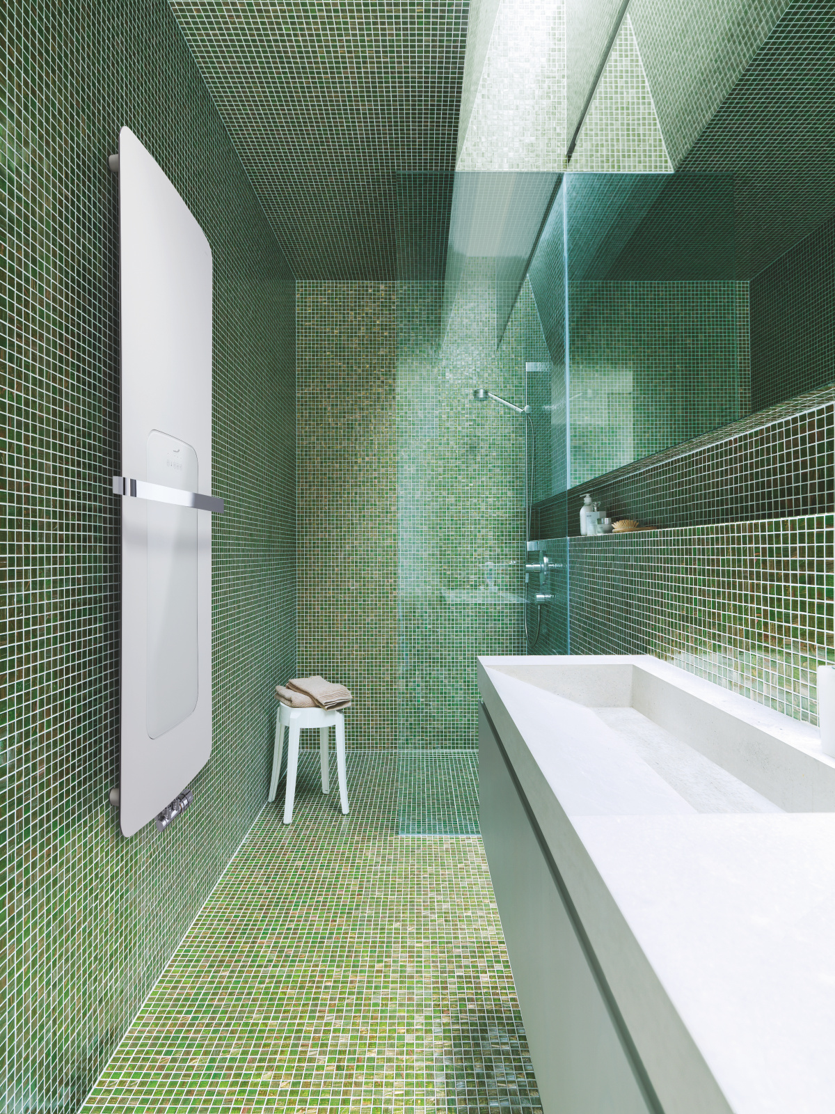 Rendering Zehnder Folio Hybrid Decorative radiator 