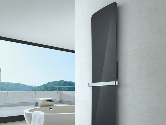 Rendering Zehnder Folio Glass Decorative radiator 