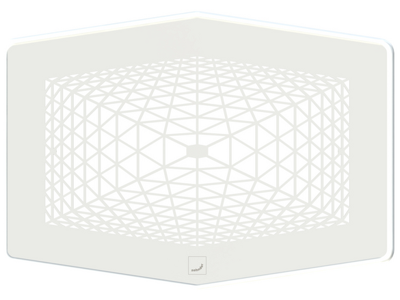 Rendering Zehnder ComfoGrid CLD Comfortable indoor ventilation Top view