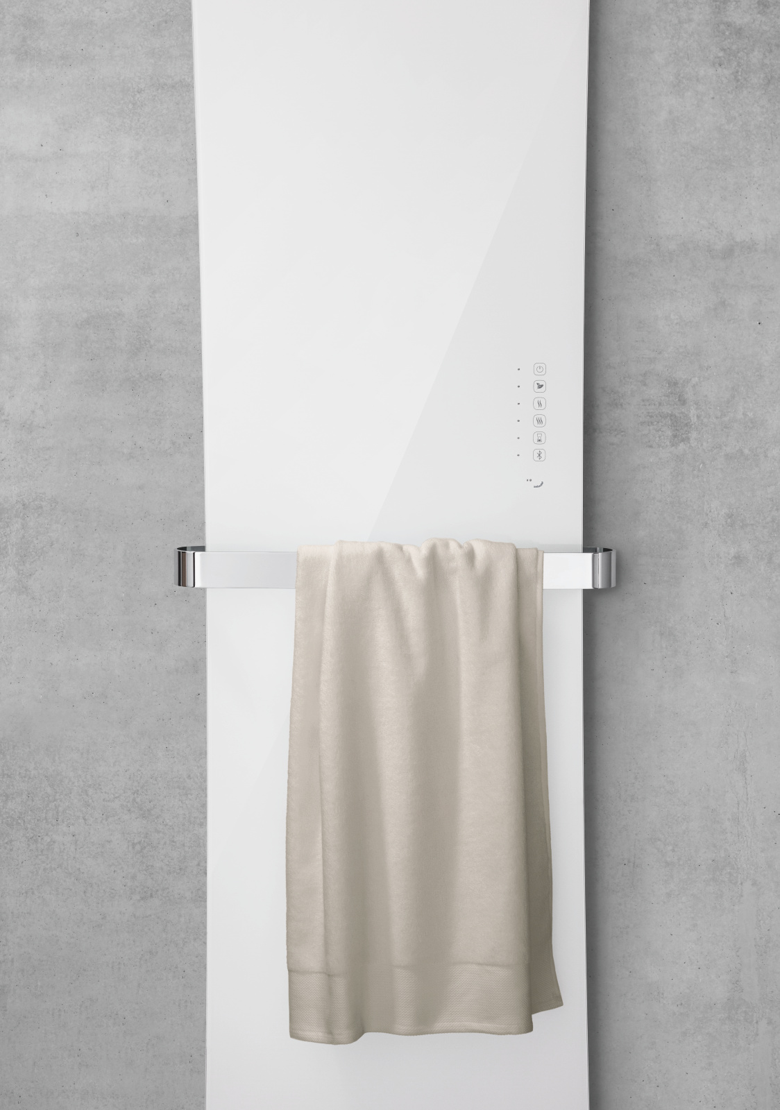 Rendering Zehnder Folio Glass Decorative radiator 