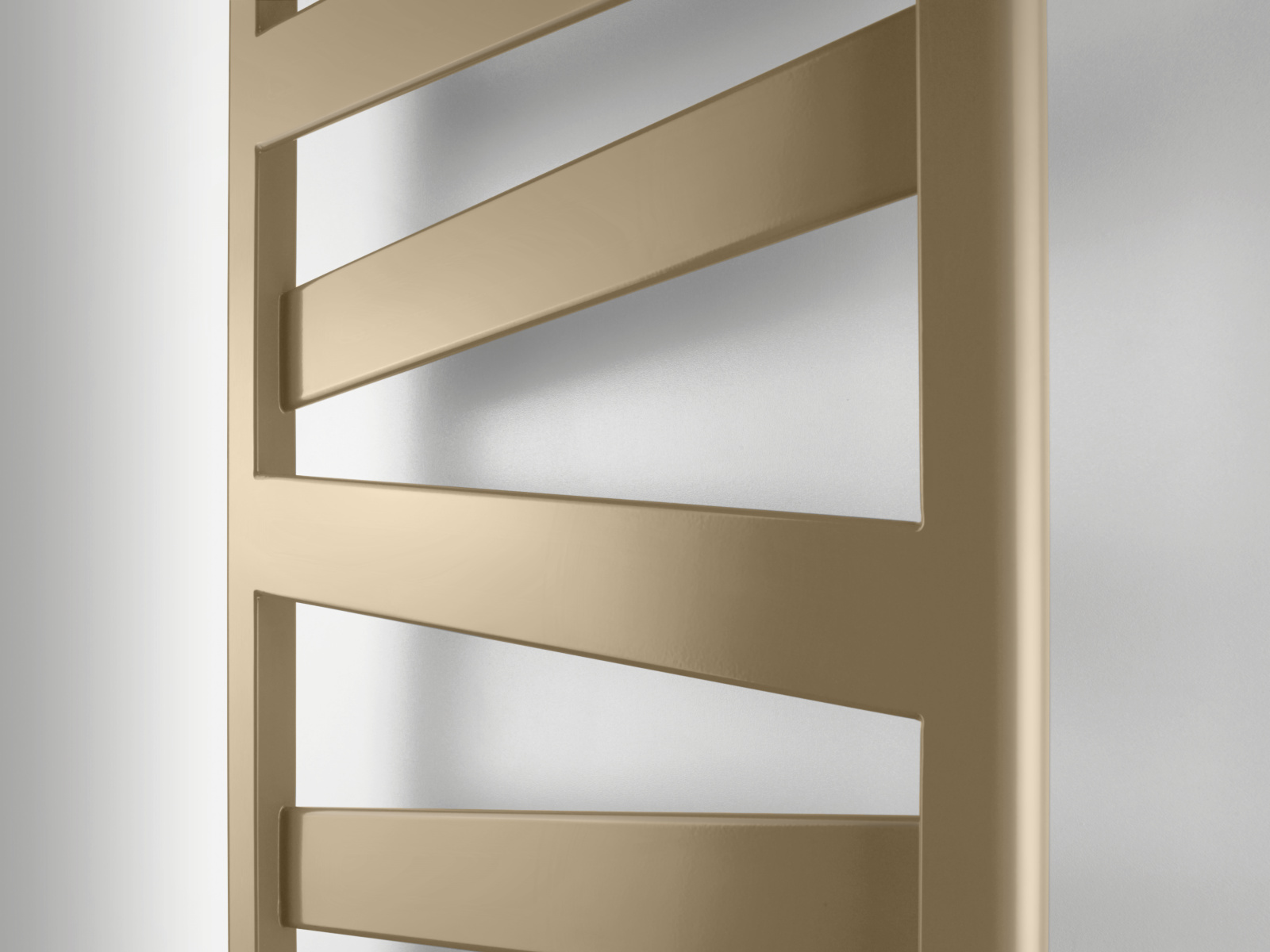 Cut-Out Zehnder Ribbon Decorative radiator Angled view
