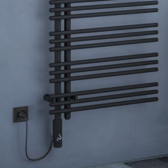 Cut-Out Zehnder Yucca Asym Decorative radiator Angled view