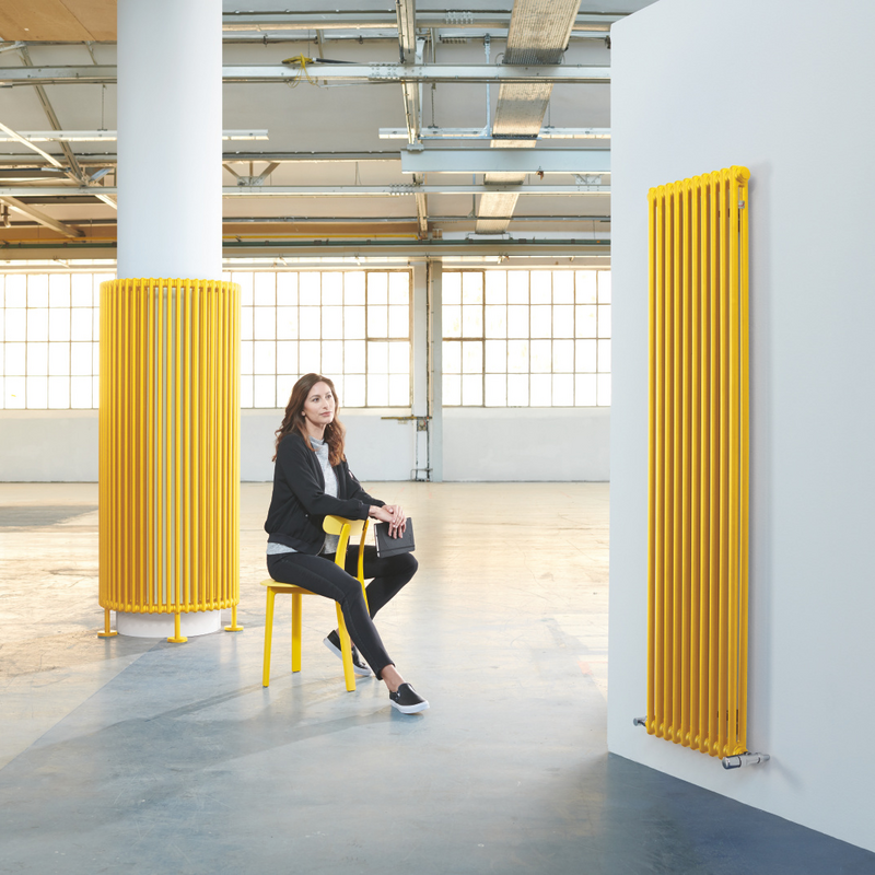 Photograph Zehnder Charleston Electric Decorative radiator Side view