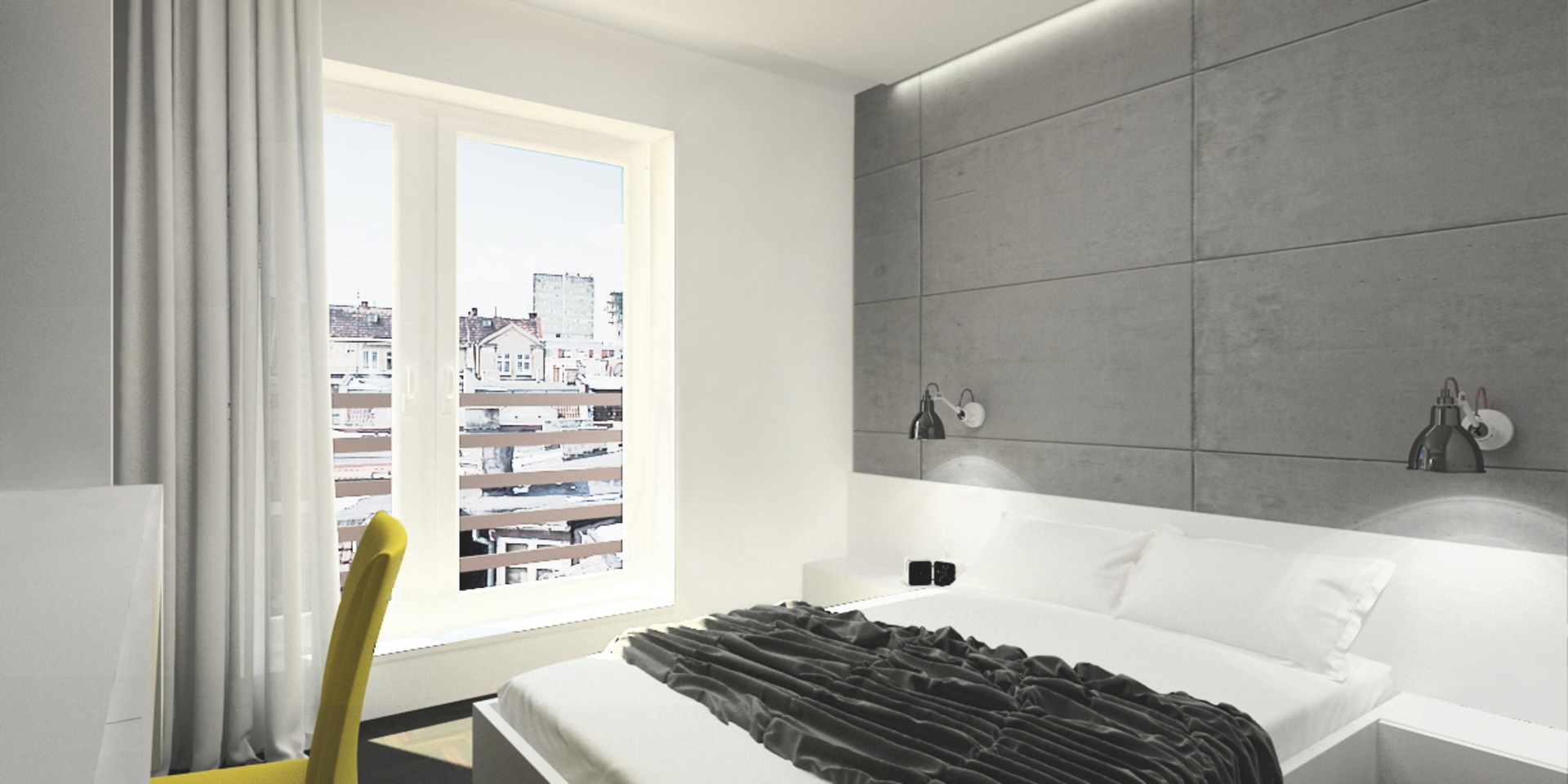 Rendering Zehnder ComfoValve Luna S125 Comfortable indoor ventilation Front view