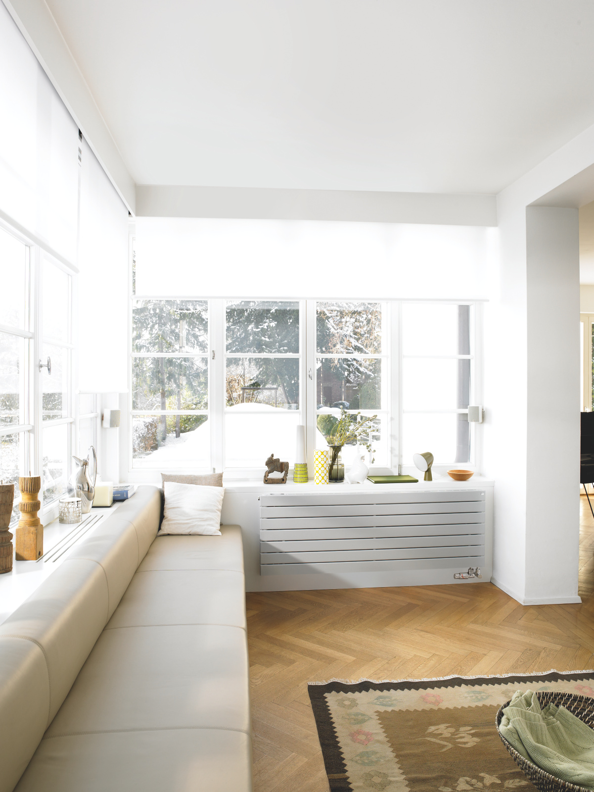 Rendering Zehnder Nova Neo Decorative radiator Front view