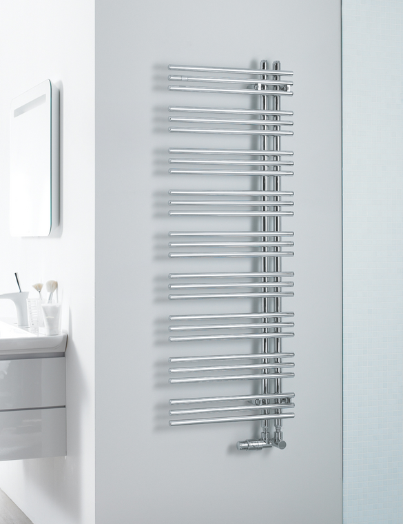 Rendering Yucca Wave Decorative radiator Front view