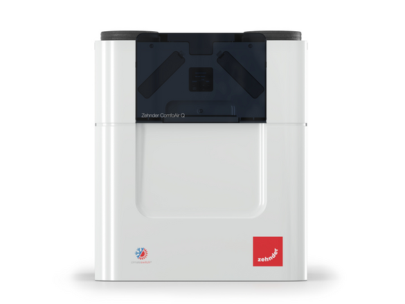 Cut-Out Zehnder ComfoAir Q350 TR Comfortable indoor ventilation Front view