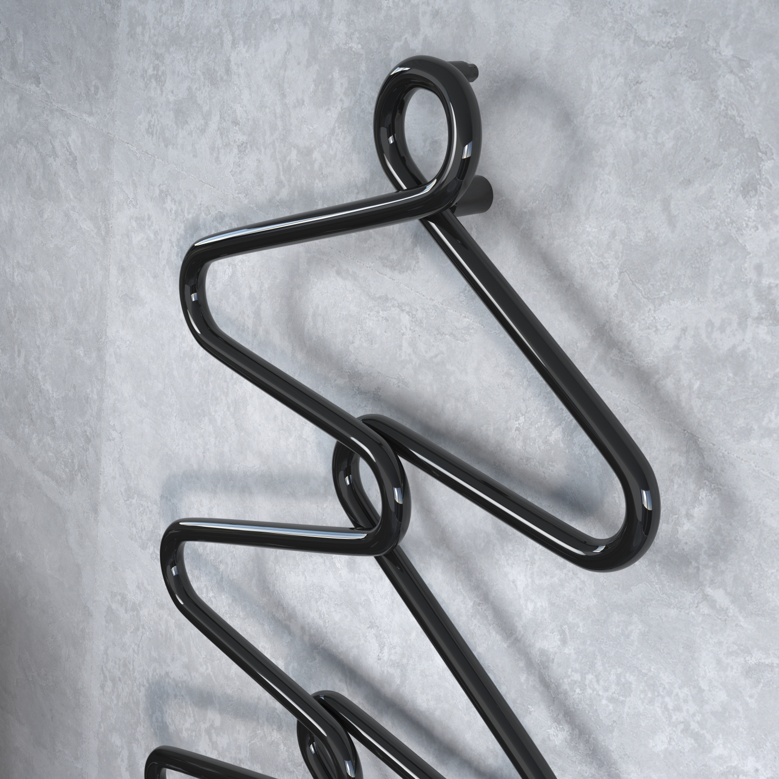 Rendering Decorative radiator Angled view