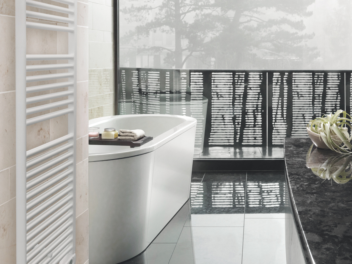 Rendering Zehnder Aura Decorative radiator Front view