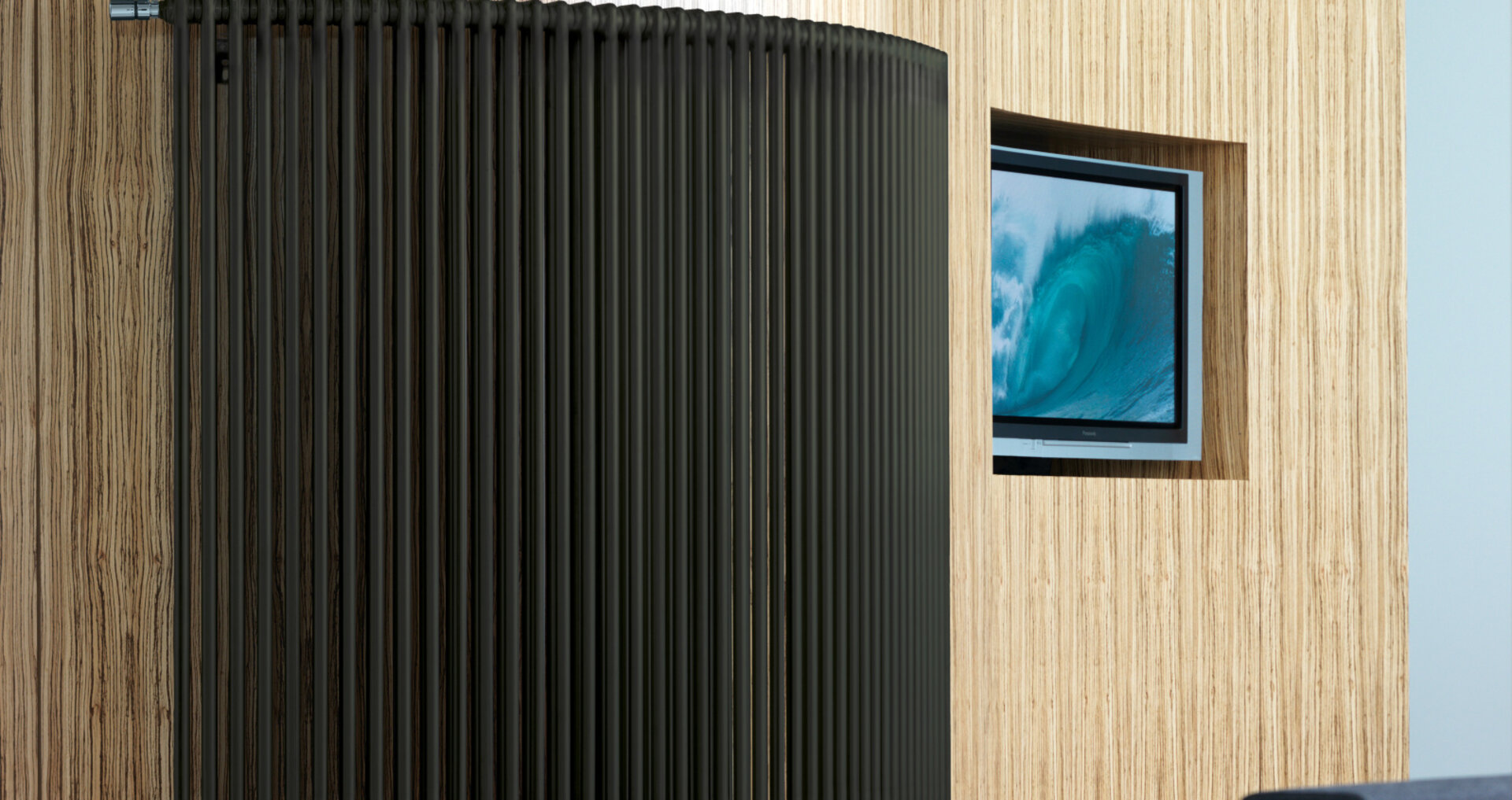 Rendering Decorative radiator Front view